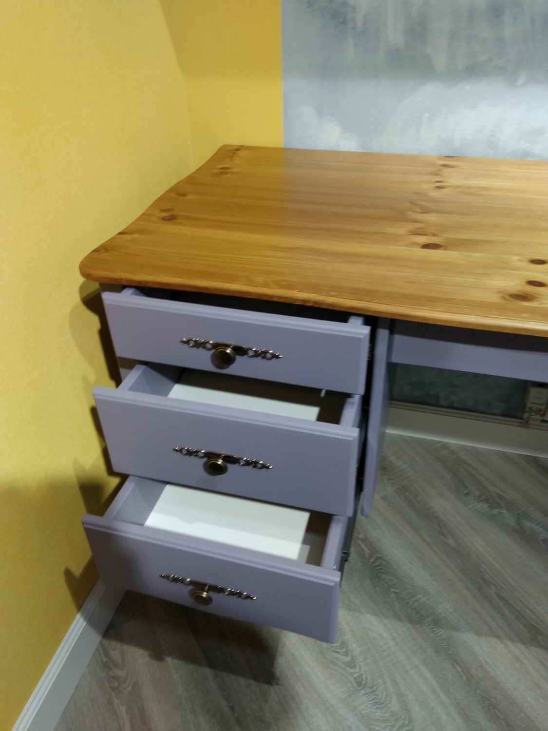 Стол Айно письменный №6 с надстройкой