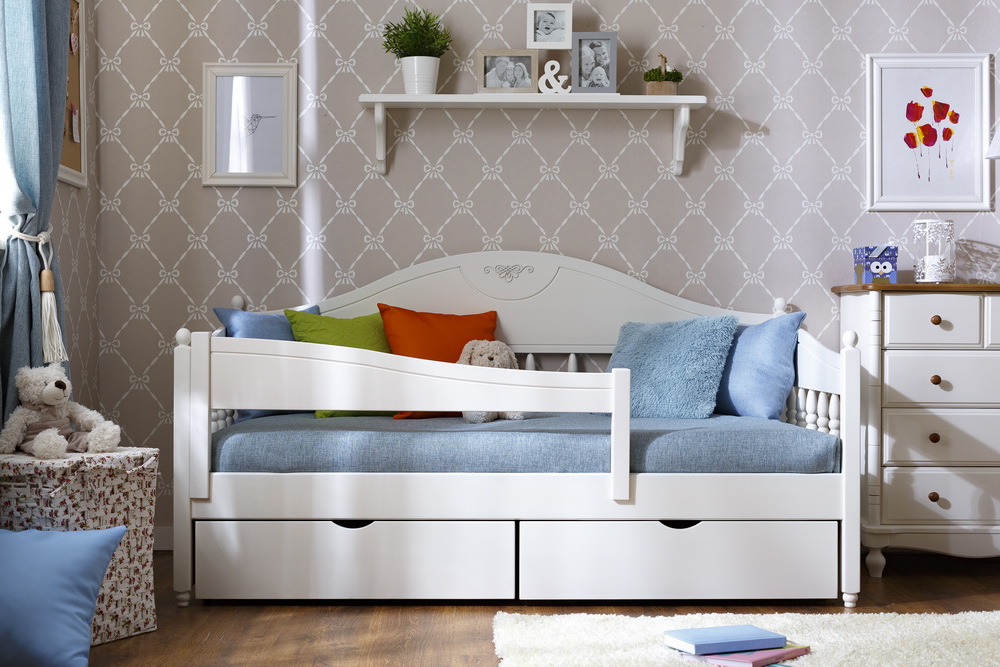 Тахта с 2 ящиками Айно №2 800х2000 с ящиками