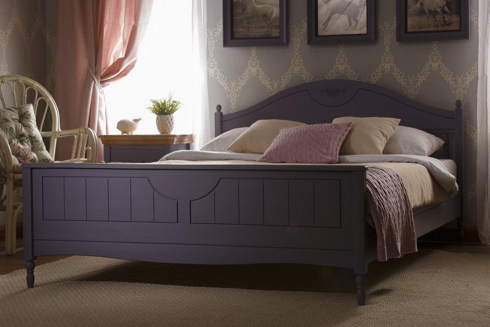 Кровать из массива сосны Айно №4 1800х2000