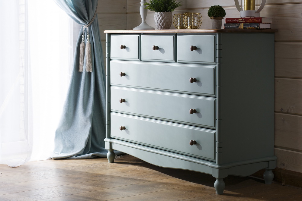 Комод с 6 ящиками массив сосны Айно №10