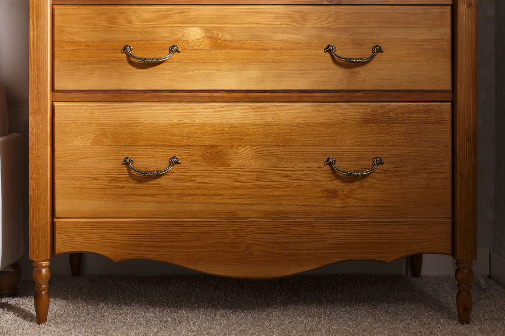 Комод с 3 ящиками белый Айно №7