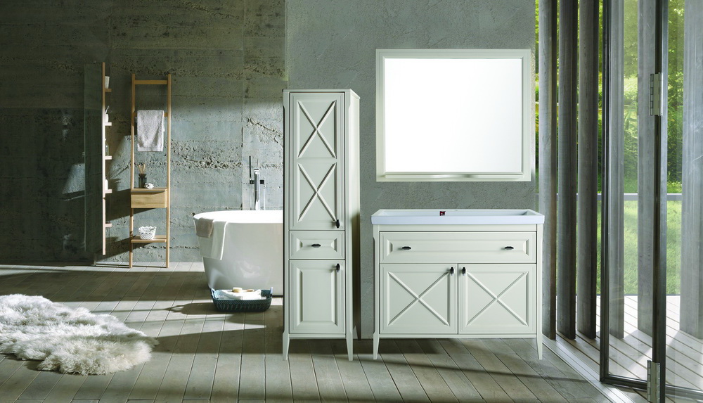 Подстолье белое с ящиком Монте 100