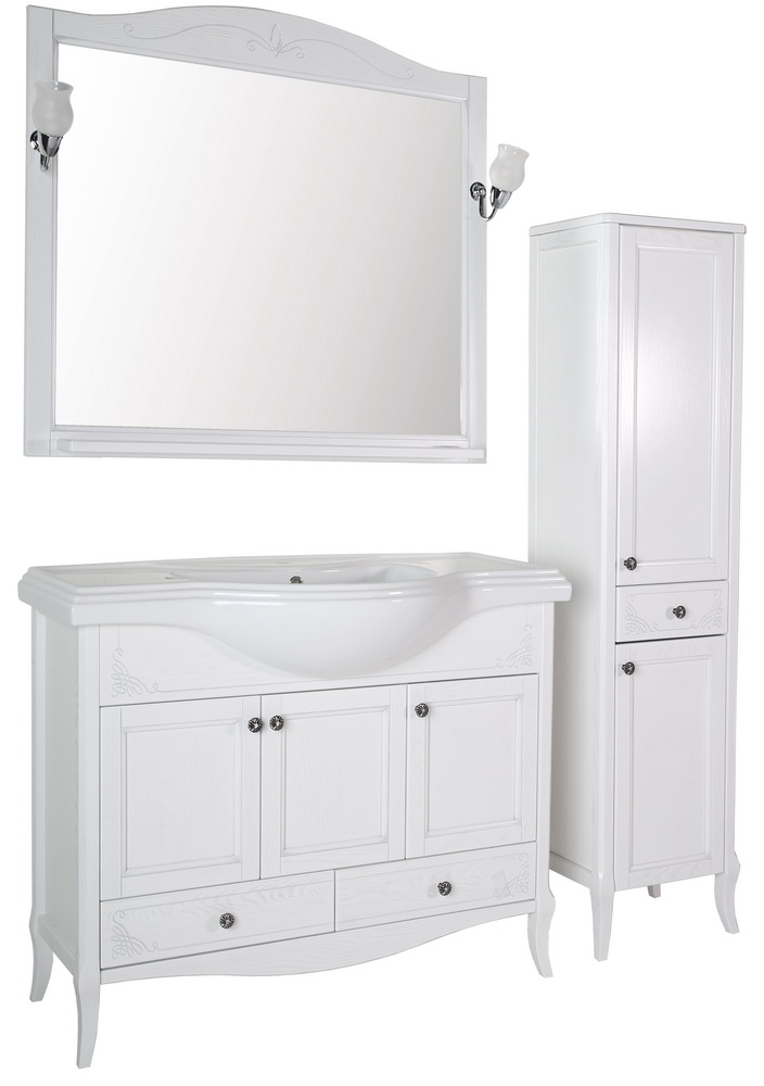 Зеркало из массива ясеня Салерно 105