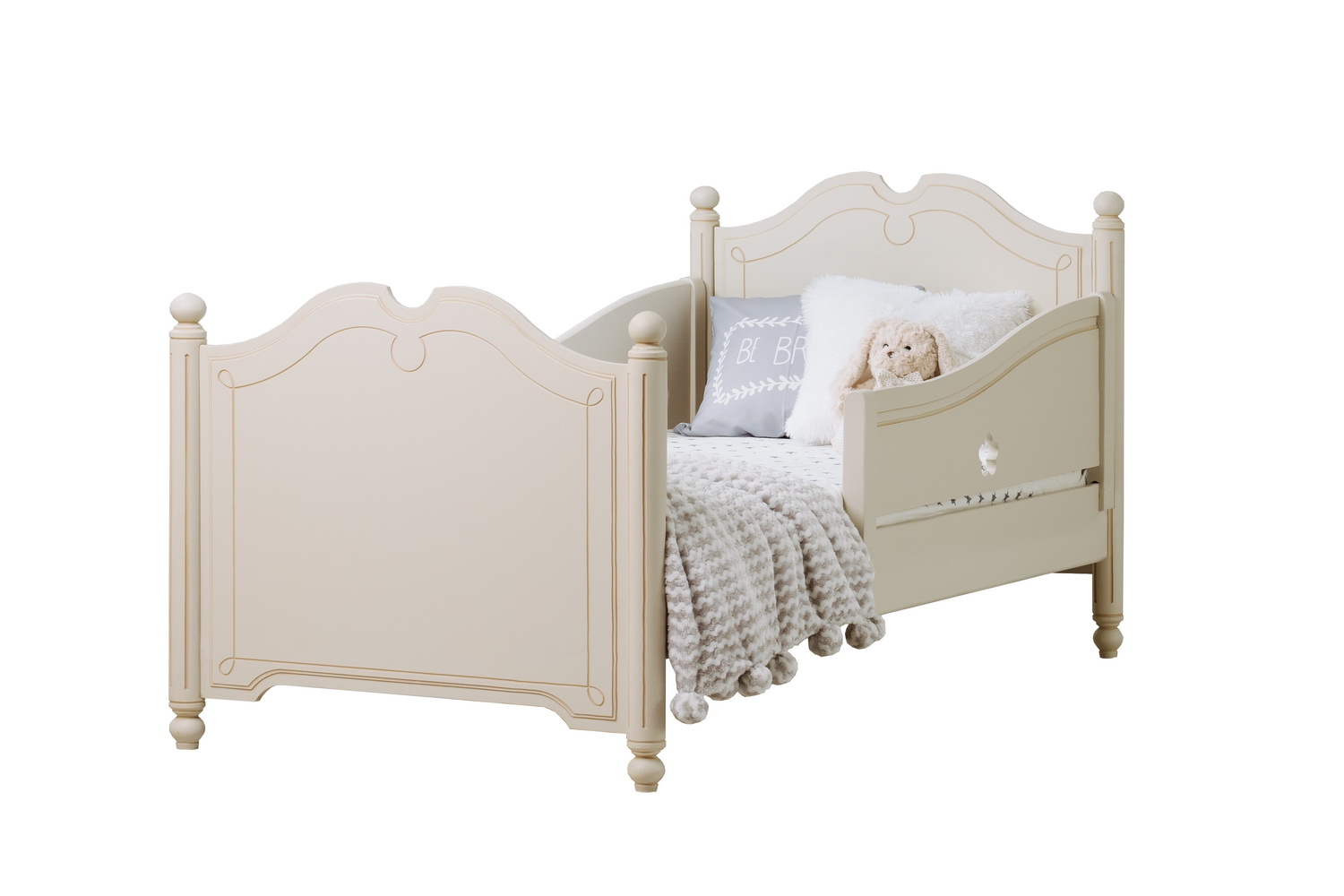 Кровать массив белый Бетти №5 800х1600