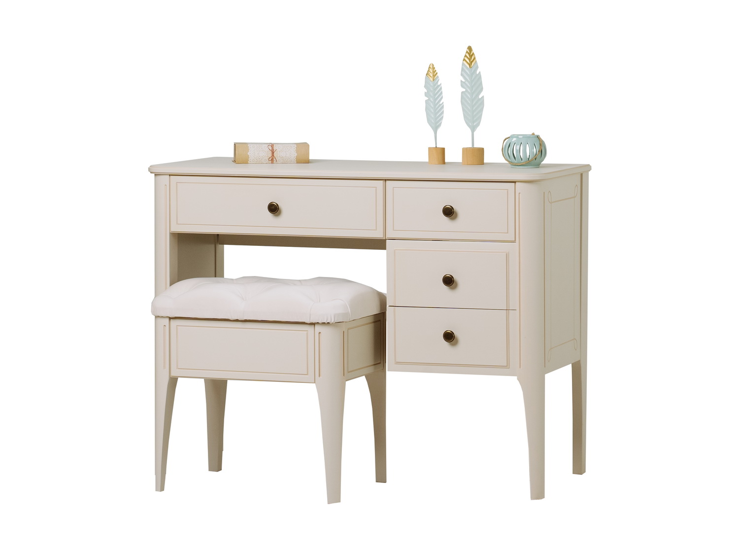 Столик туалетный 3 ящика Бетти №3