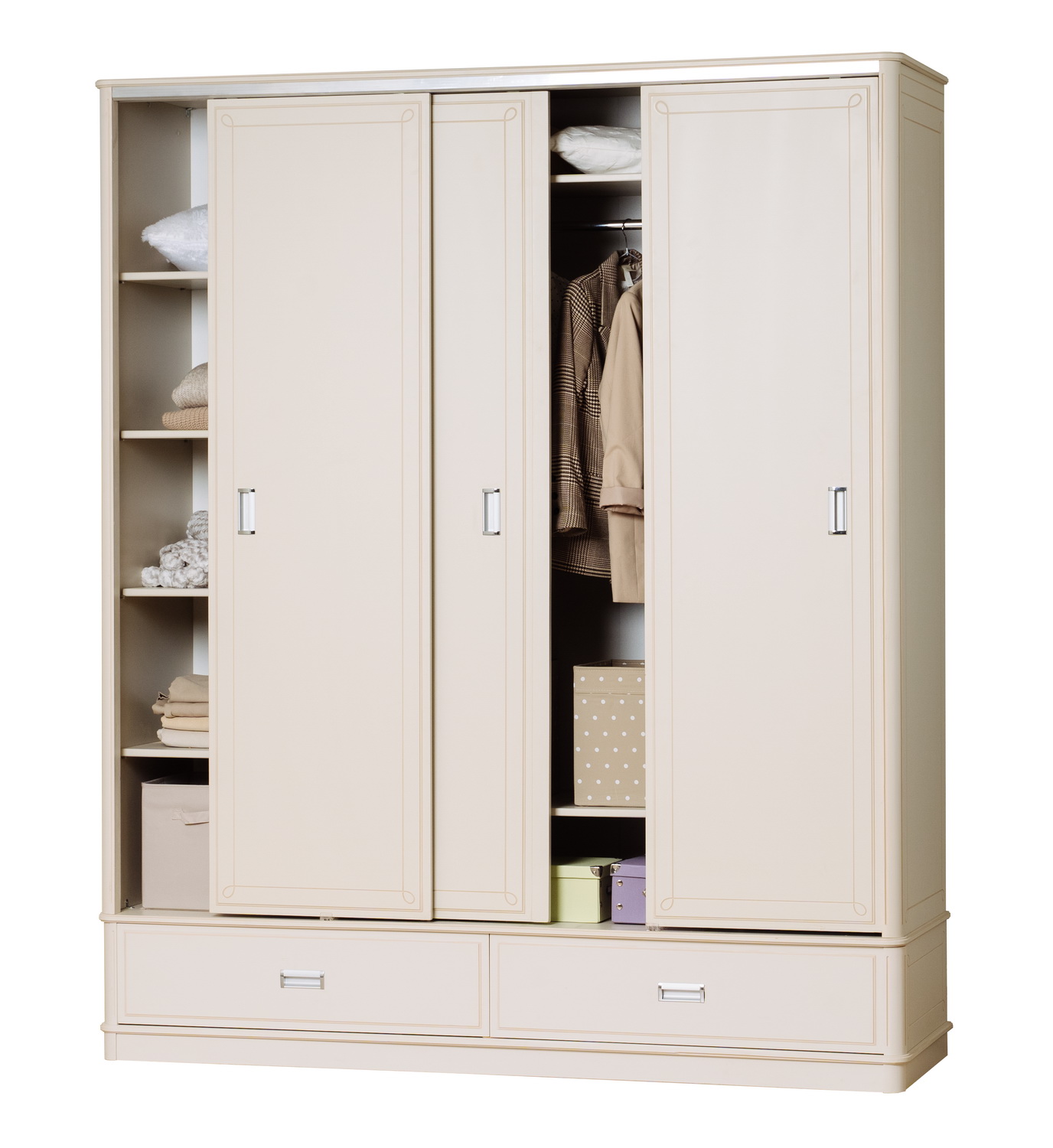 Шкаф-купе 2 ящика Бетти 3-ств №2