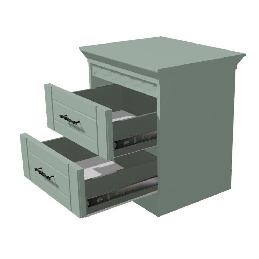 Тумба с 2 ящиками сосна Дания №8