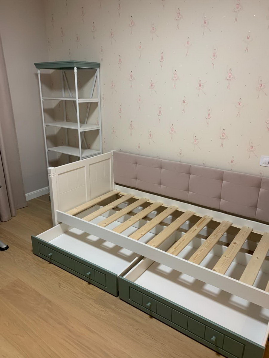 Тахта Дания №3 мягкая 900х2000 с ящиками