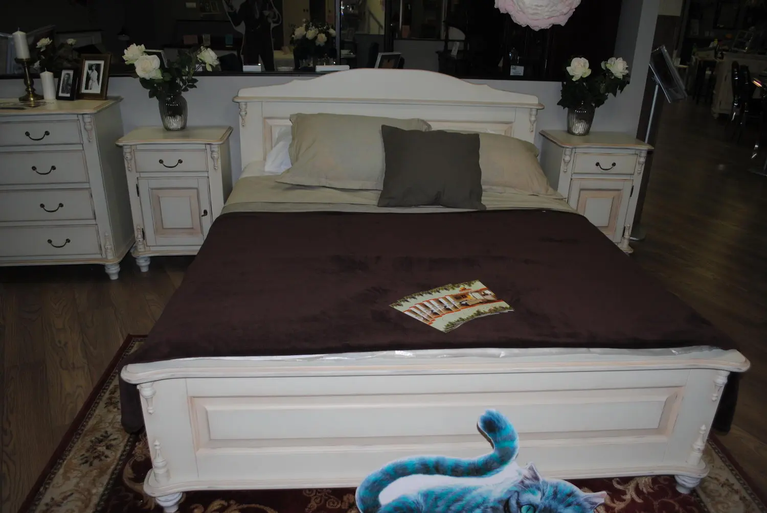   Кровать массив сосны Скандия 1600х2000 с низкой спинкой 12.2.05  