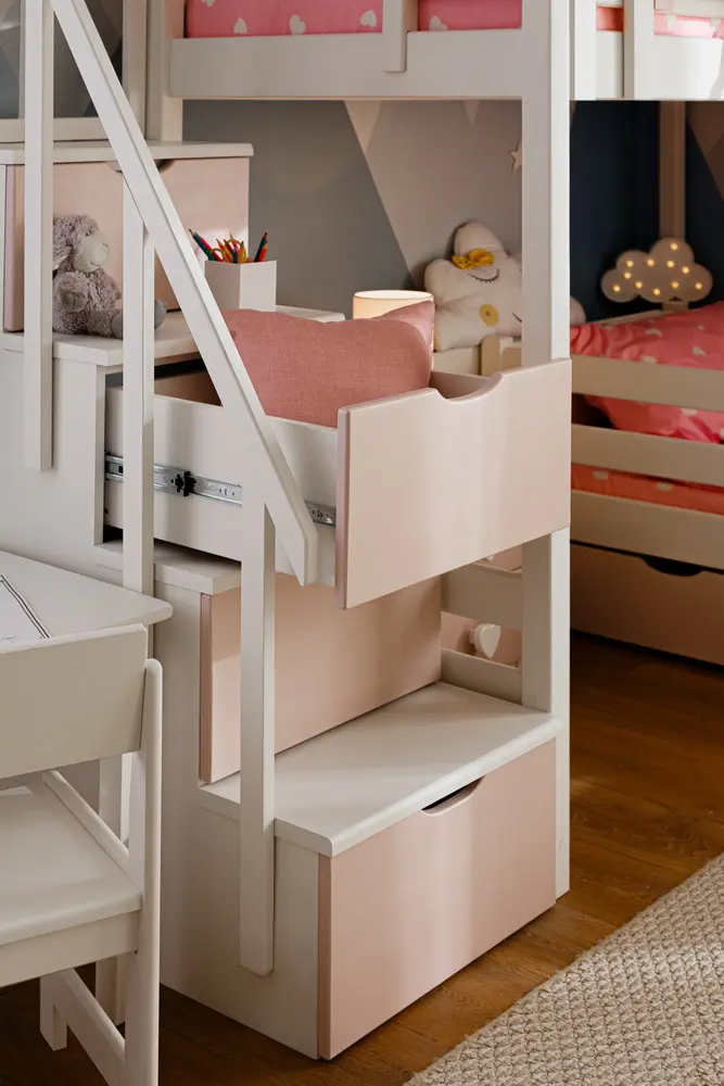 Лесенка комод для двухъярусной кровати ТК