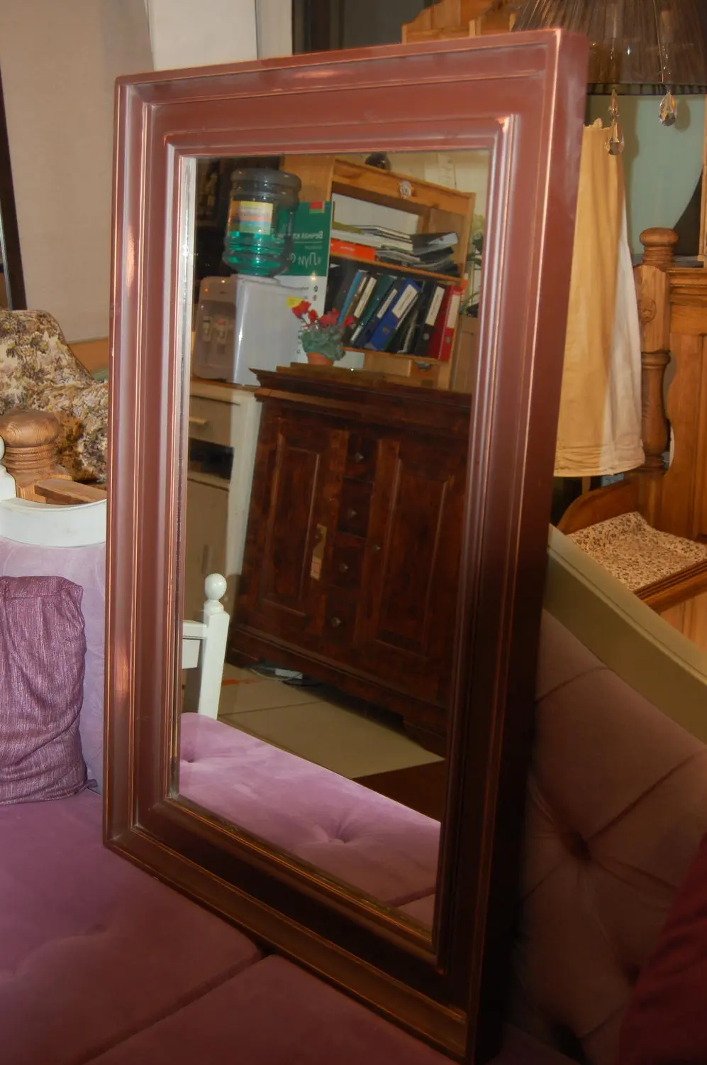 Зеркало Валенсия 2-43 сосна