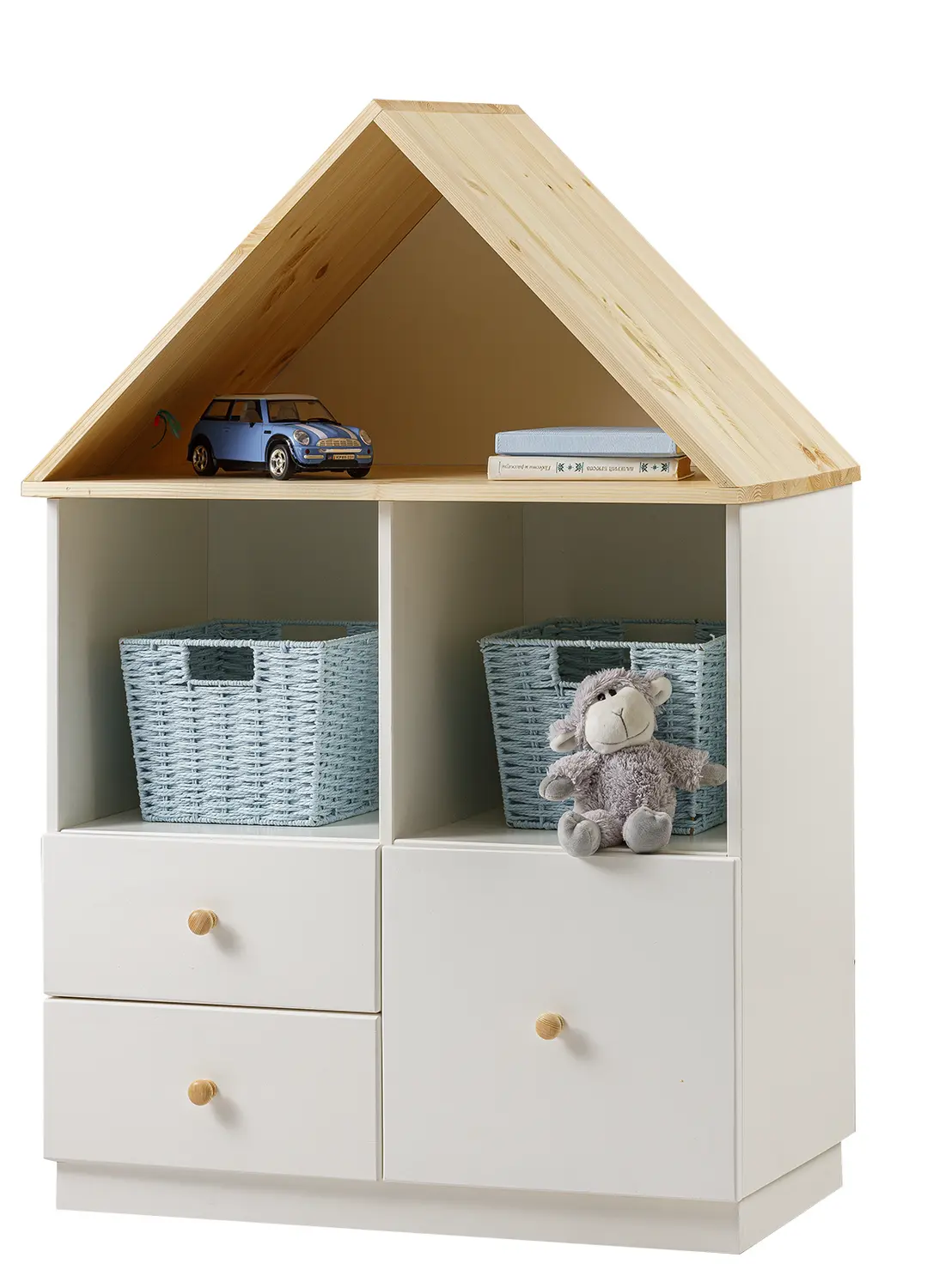 Комод 3 ящика с полками ТК №5