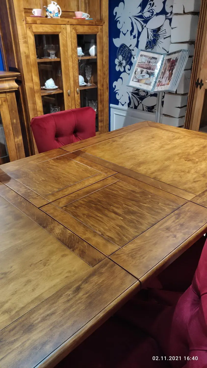 Стол дуб Луи Филипп обеденный ОВ 02 раскладной