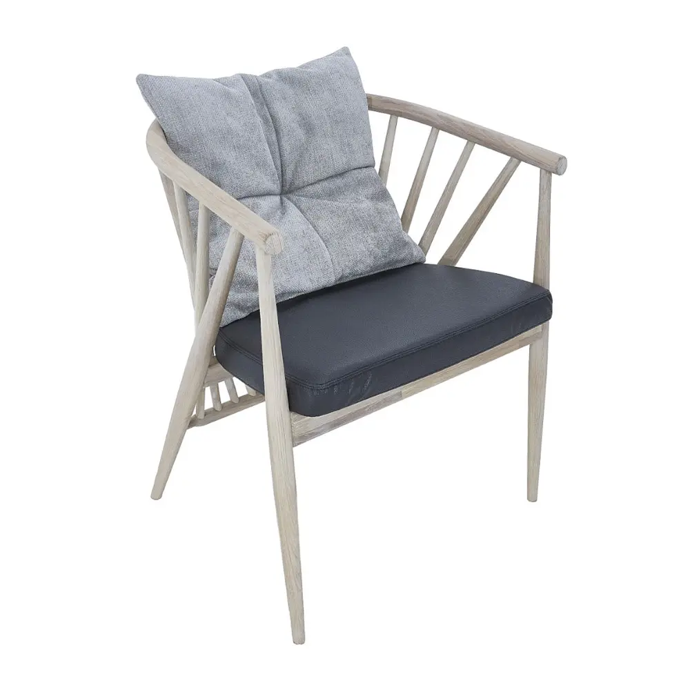 Стул из дуба Дженни комфорт мягкий кожа