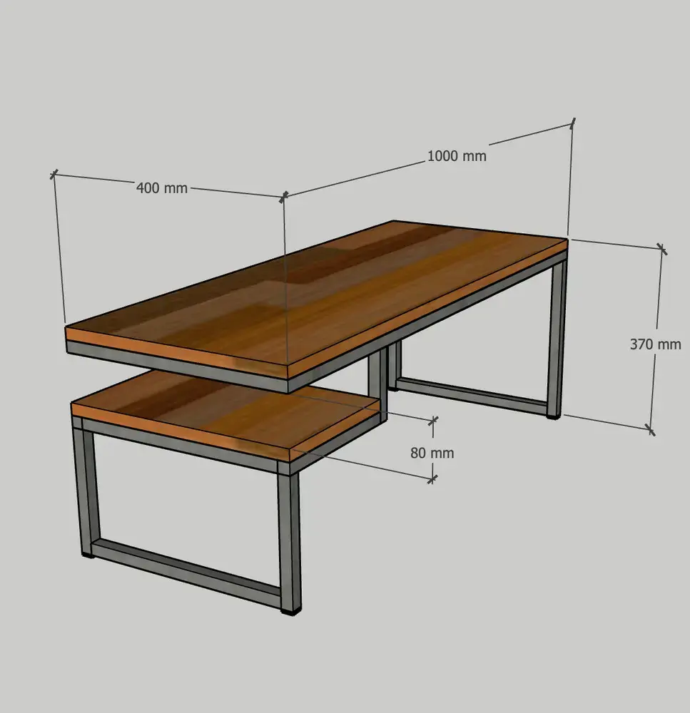 Журнальный стол массив 05-04