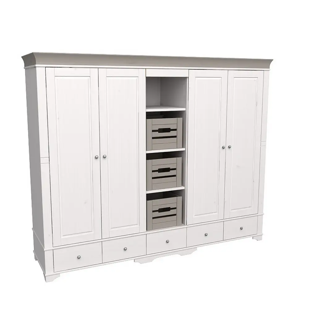 Ящик Бейли для шкафа/стеллажа белый воск