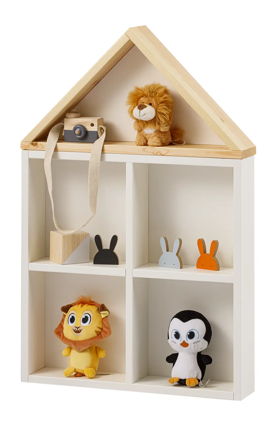 Полка светлая из сосны ТК №2