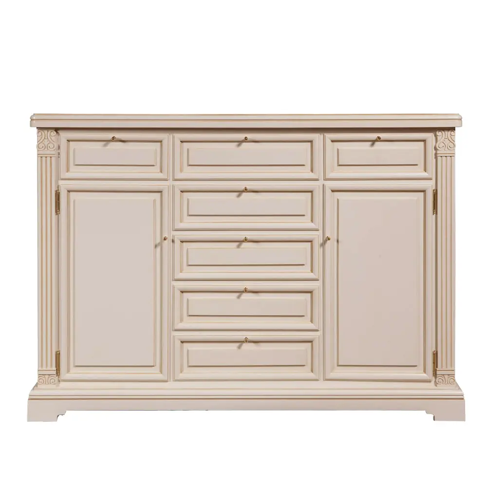   Тумба массив березы Порто ГМ 5953, крем с патиной  