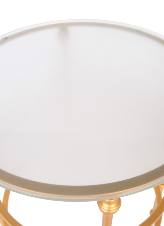 Журнальный столик круглый Lekan