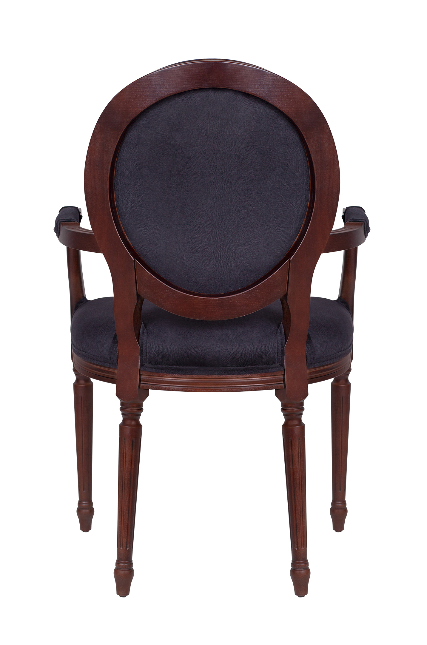 Мягкий стул с подлокотниками Delo Kora Arm Black