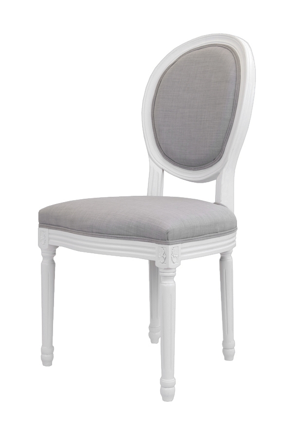 Дизайнерский обеденный стул Miro White and Grey