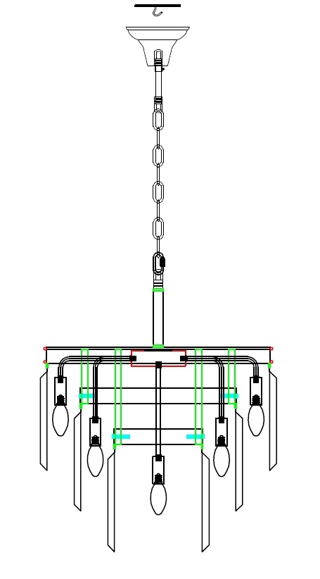 Люстра Odeon 3 Rings Chrome