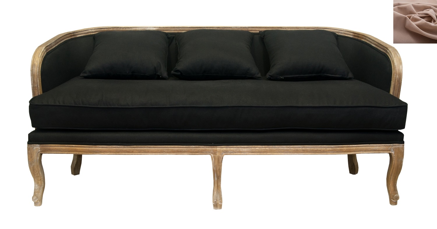 Диван ретро Nora бежевый