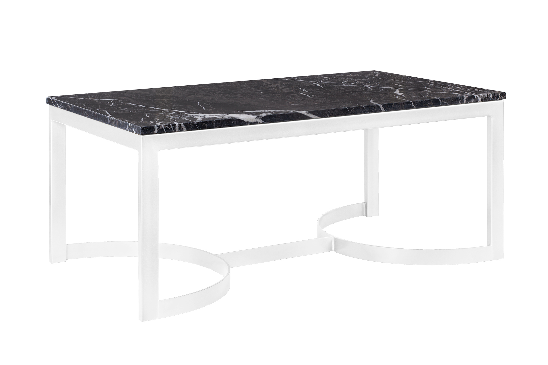 Журнальный столик прямоугольный Aron Marble-W