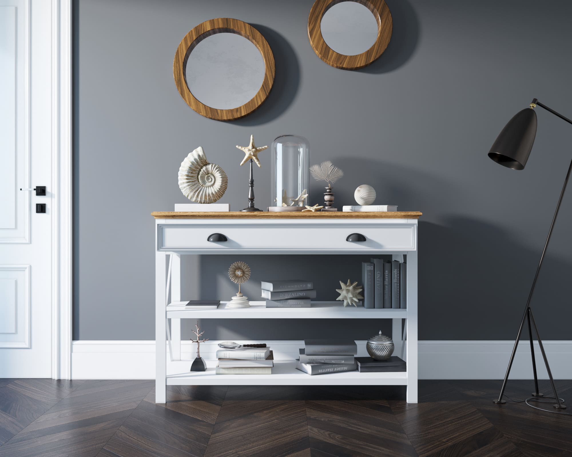 Консоль с ящиком из дерева "Palermo"