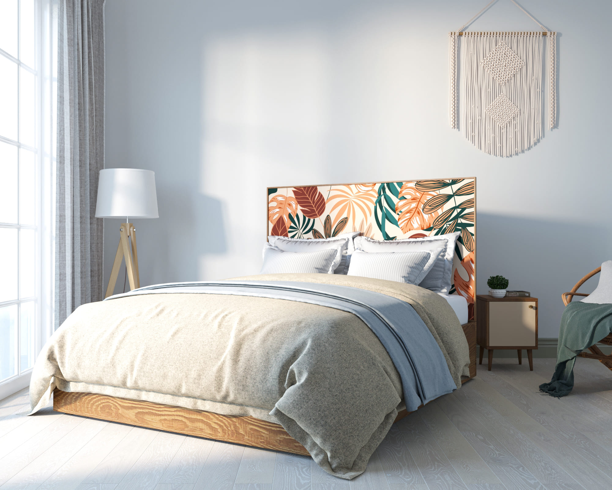 Кровать двуспальная массив сосны "Berber" 1600х2000