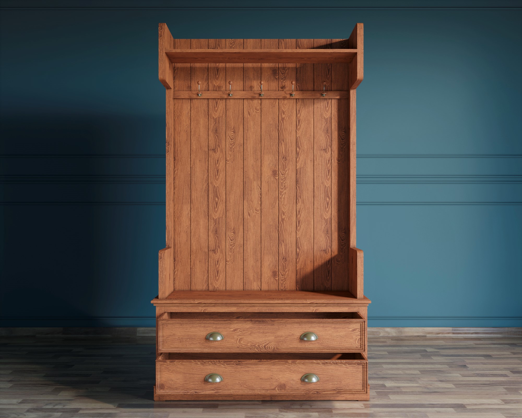 Прихожая "Palermo natural" в стиле Кантри