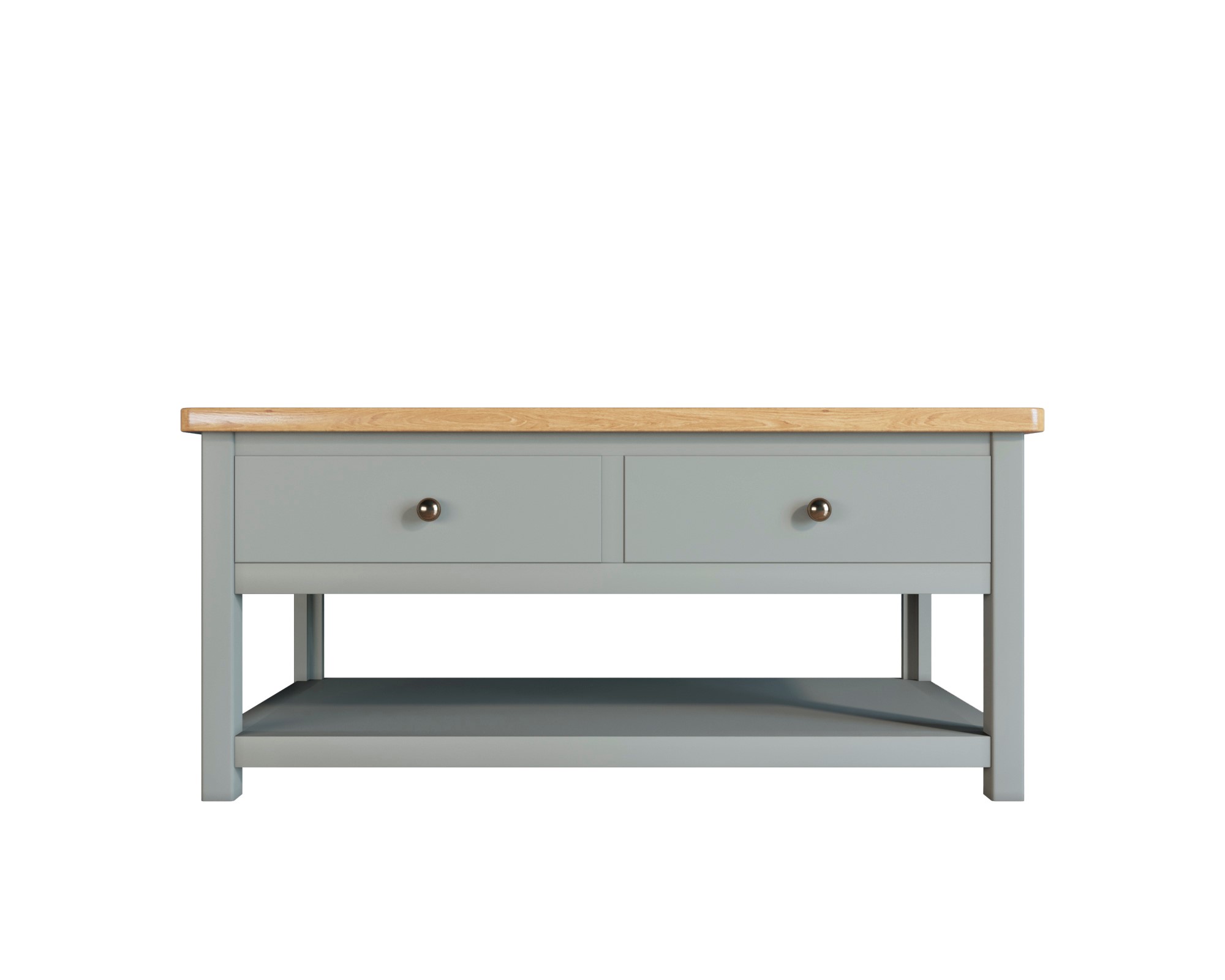 Журнальный стол с 2 ящиками "Jules Verne" серый