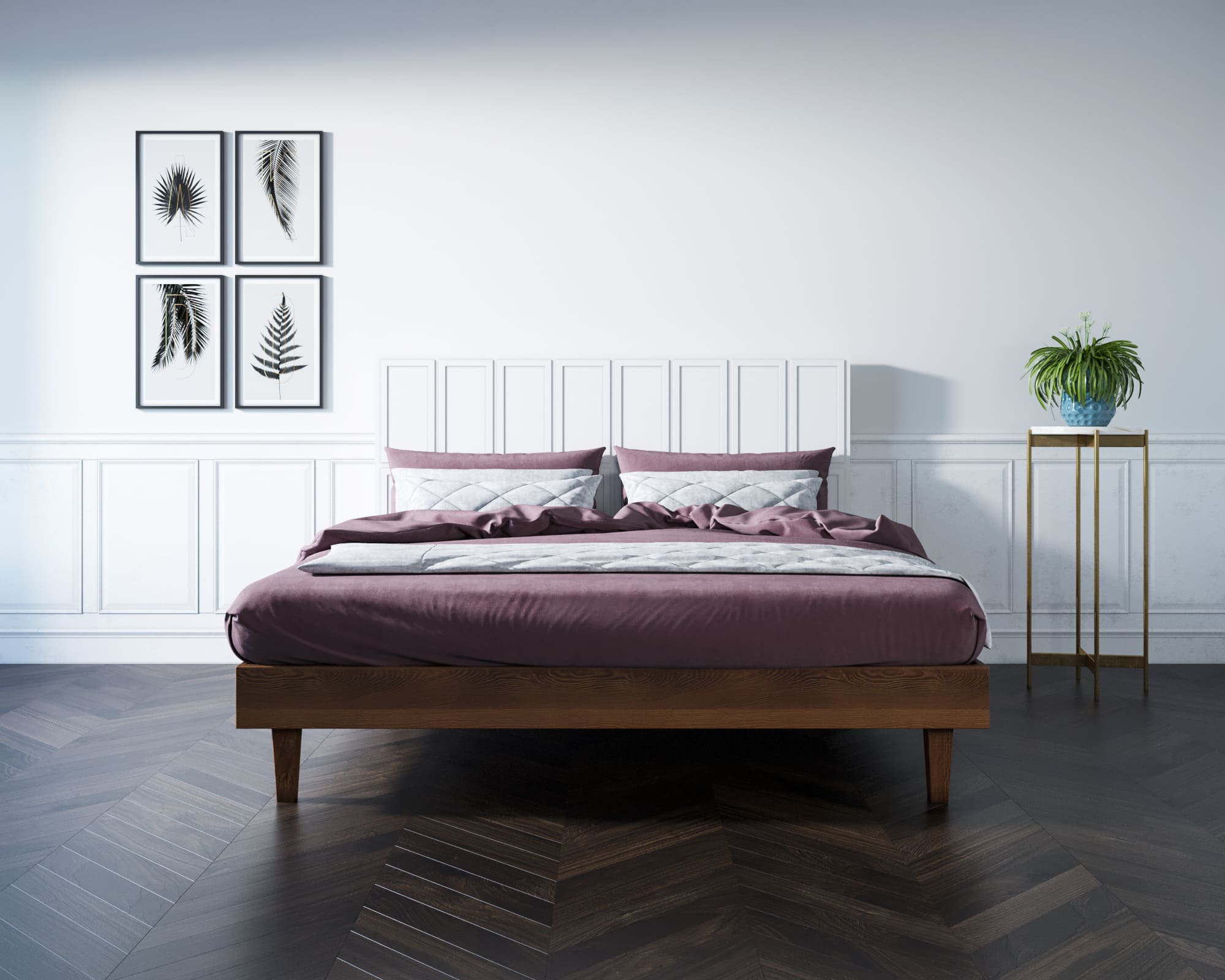 Кровать двуспальная из ясеня "Andersen" 1800х2000