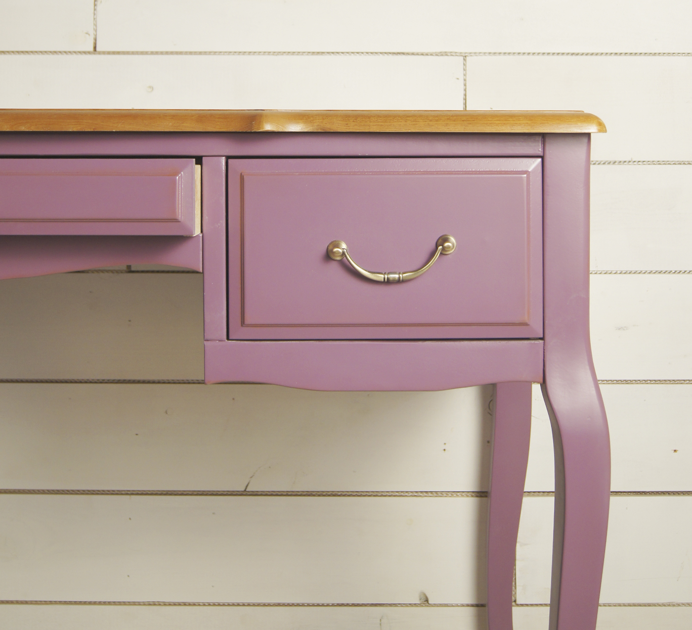 Стол письменный массив дерева "Leontina Lavanda"