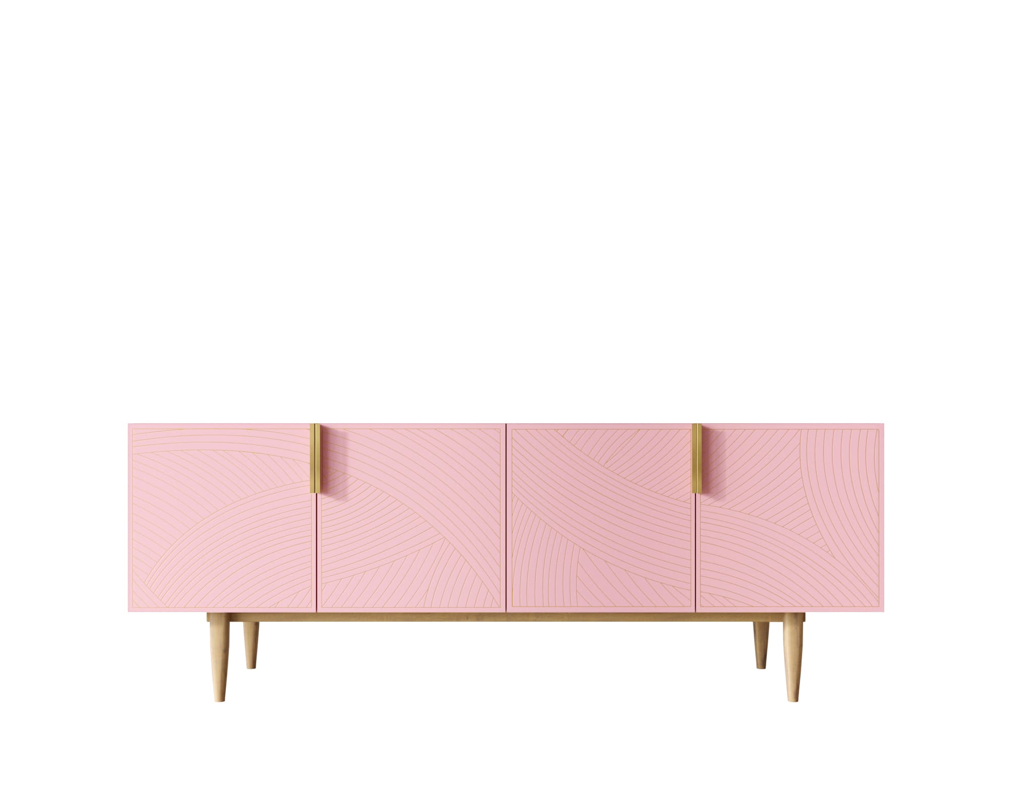 Комод под TV с четырьмя дверками "Line" LN06/GR1