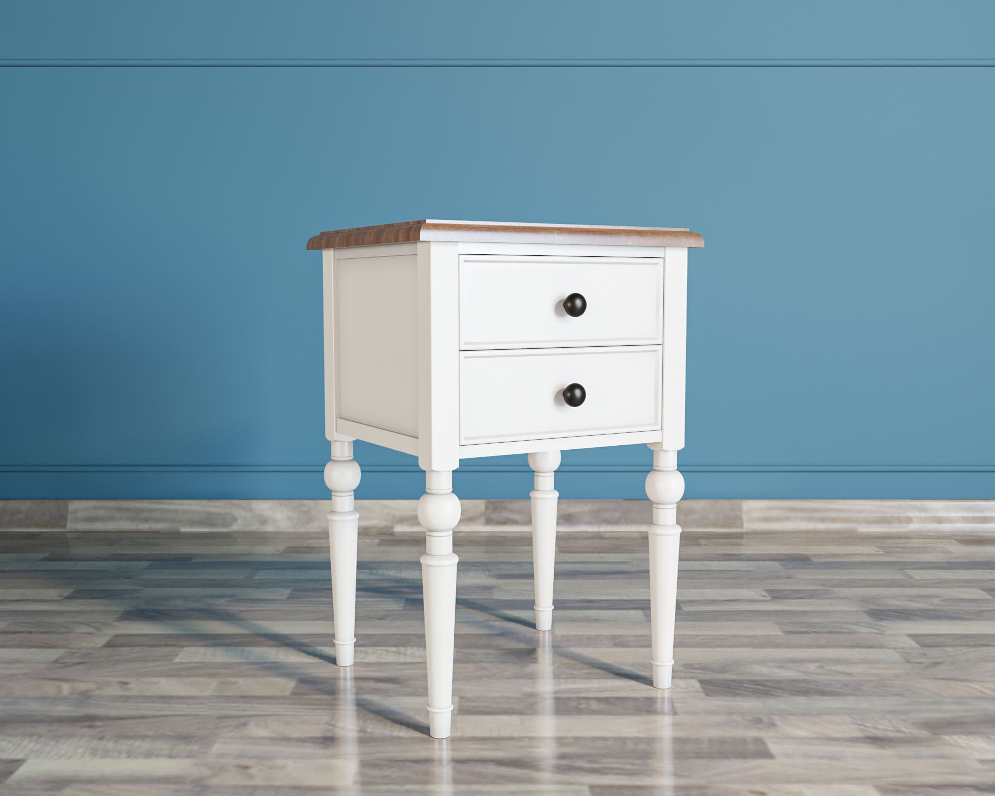   Тумбочка из березы «Odri" с двумя ящиками  