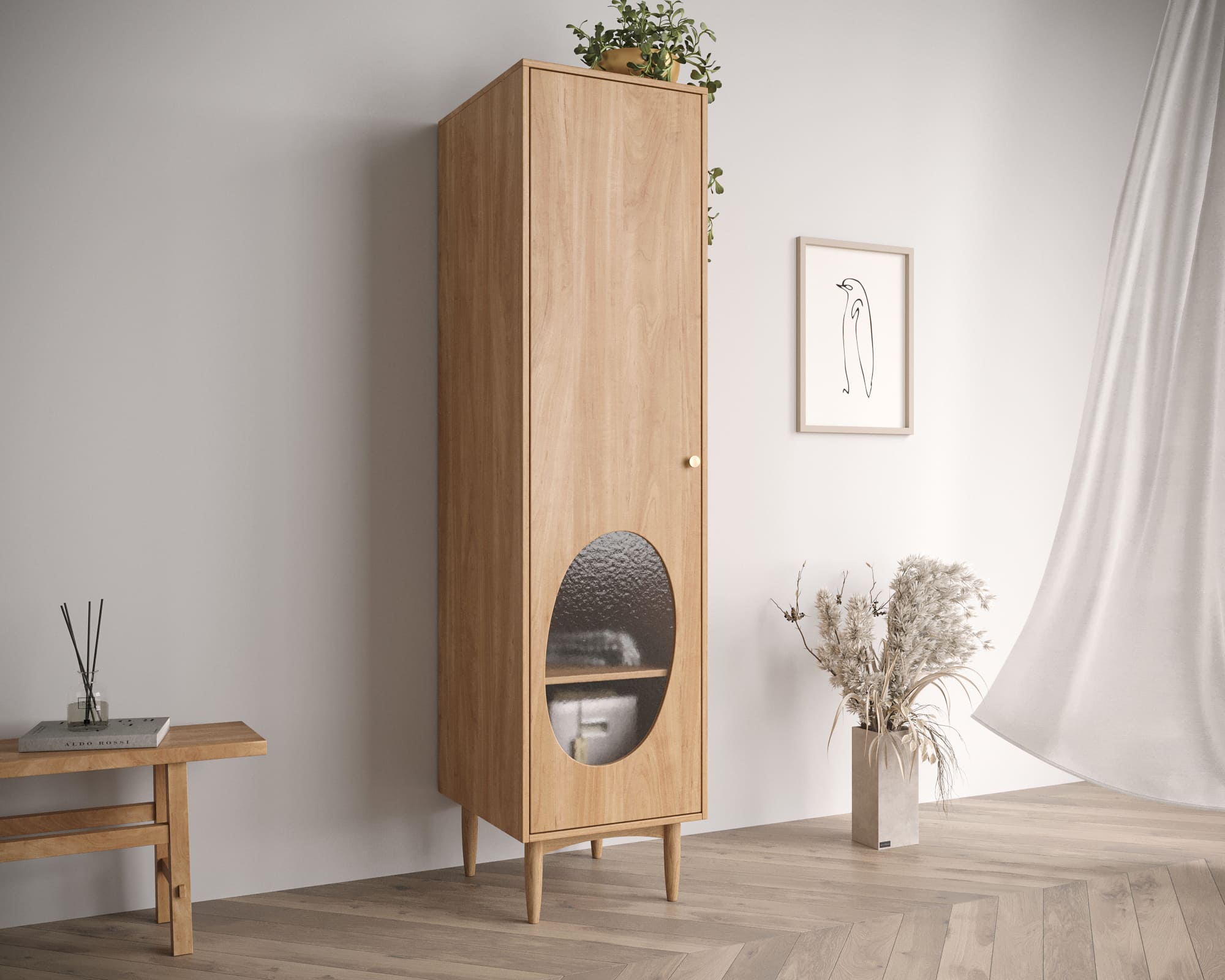 Шкаф одностворчатый Bubble арт BBL14