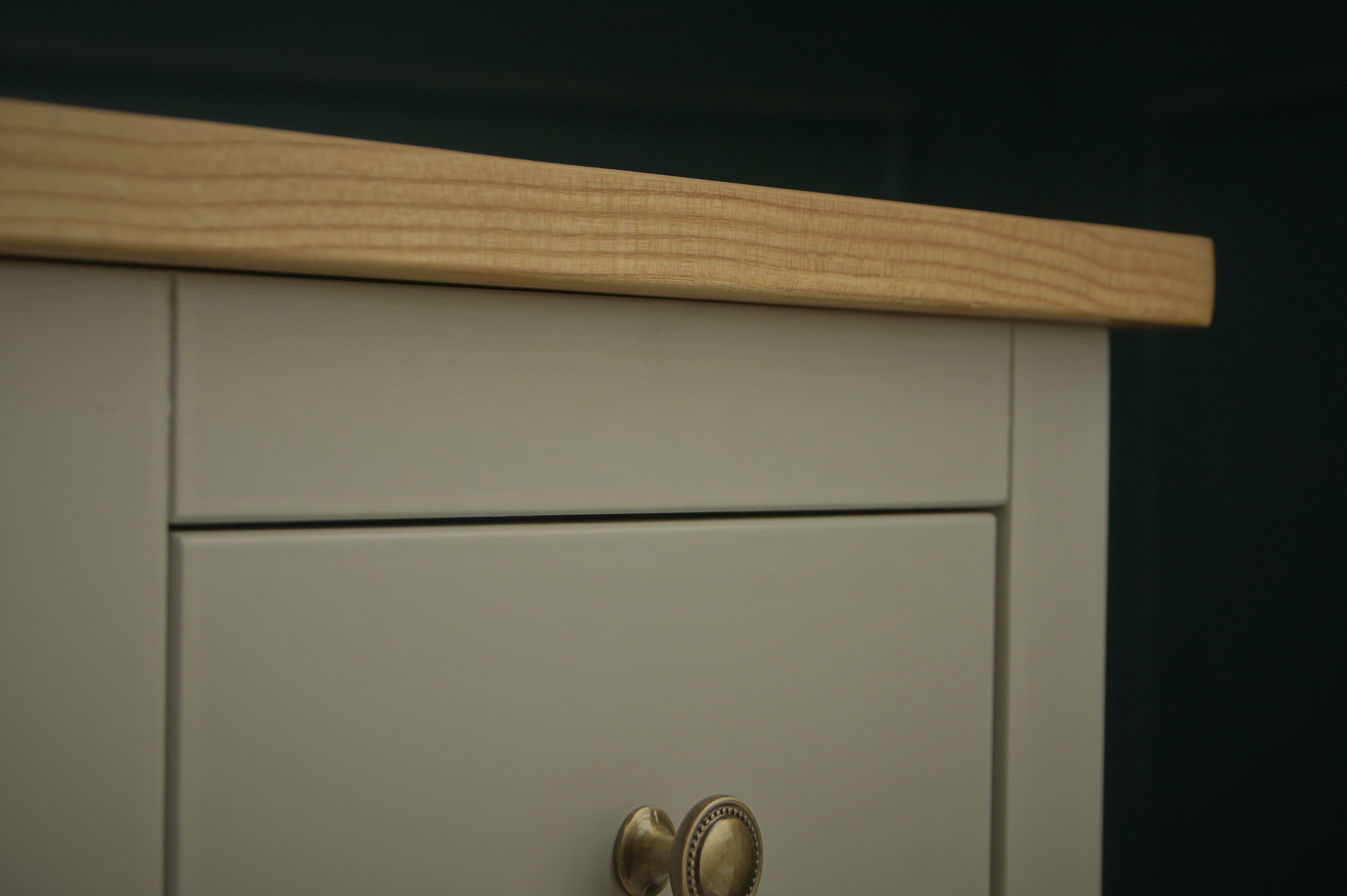 Большой рабочий стол "Jules Verne" с узкой тумбой серый