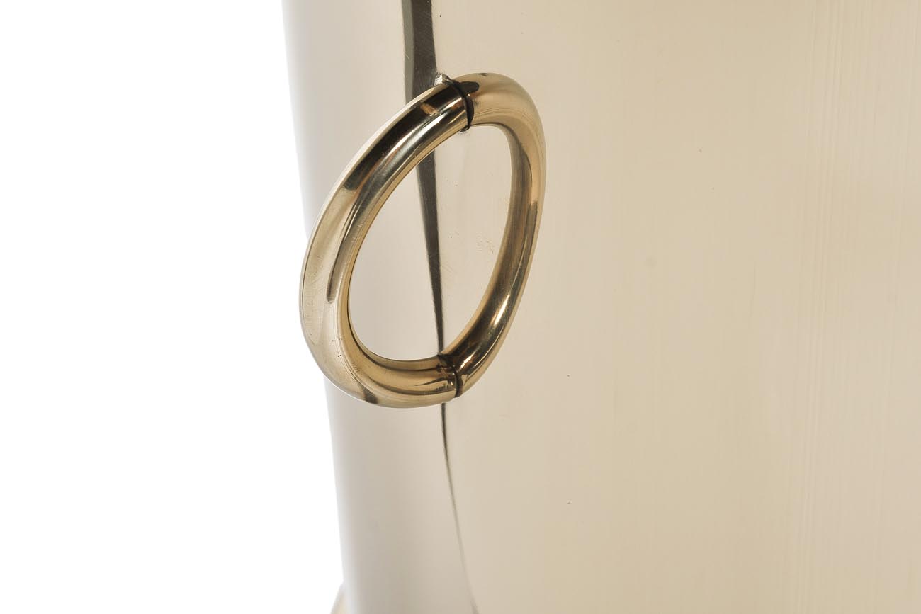 13RXFP3117-GOLD Кашпо высокое напольное цвет золото d.35*70см