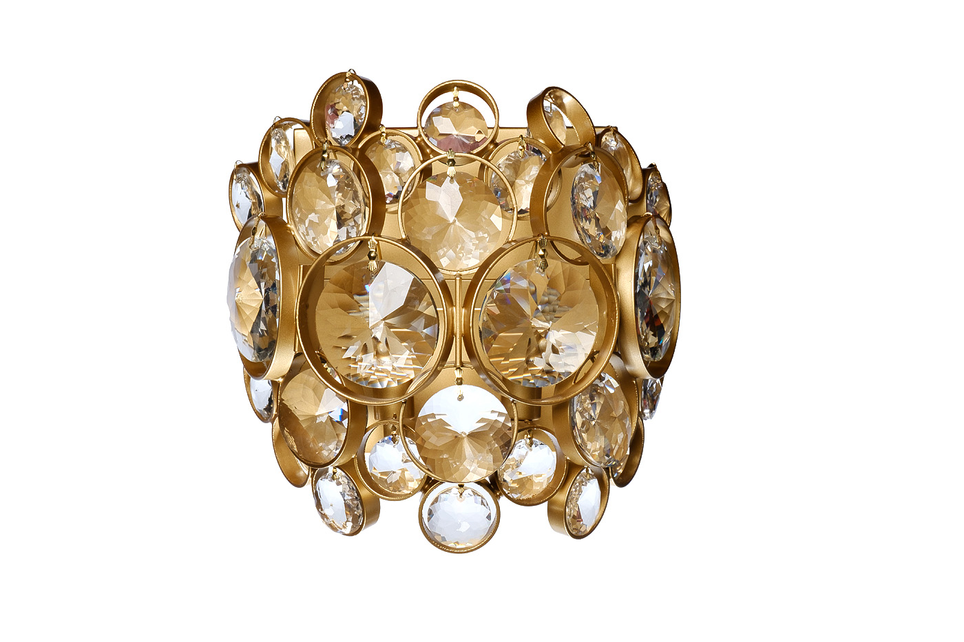 K2KG1120W-1 Бра Lustro латунь/ стекло прозрачное 