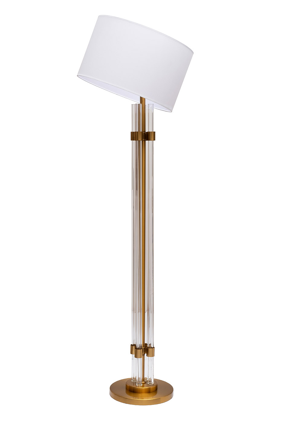 K2CPF-07234 Торшер со стеклянным основанием d46*h166см