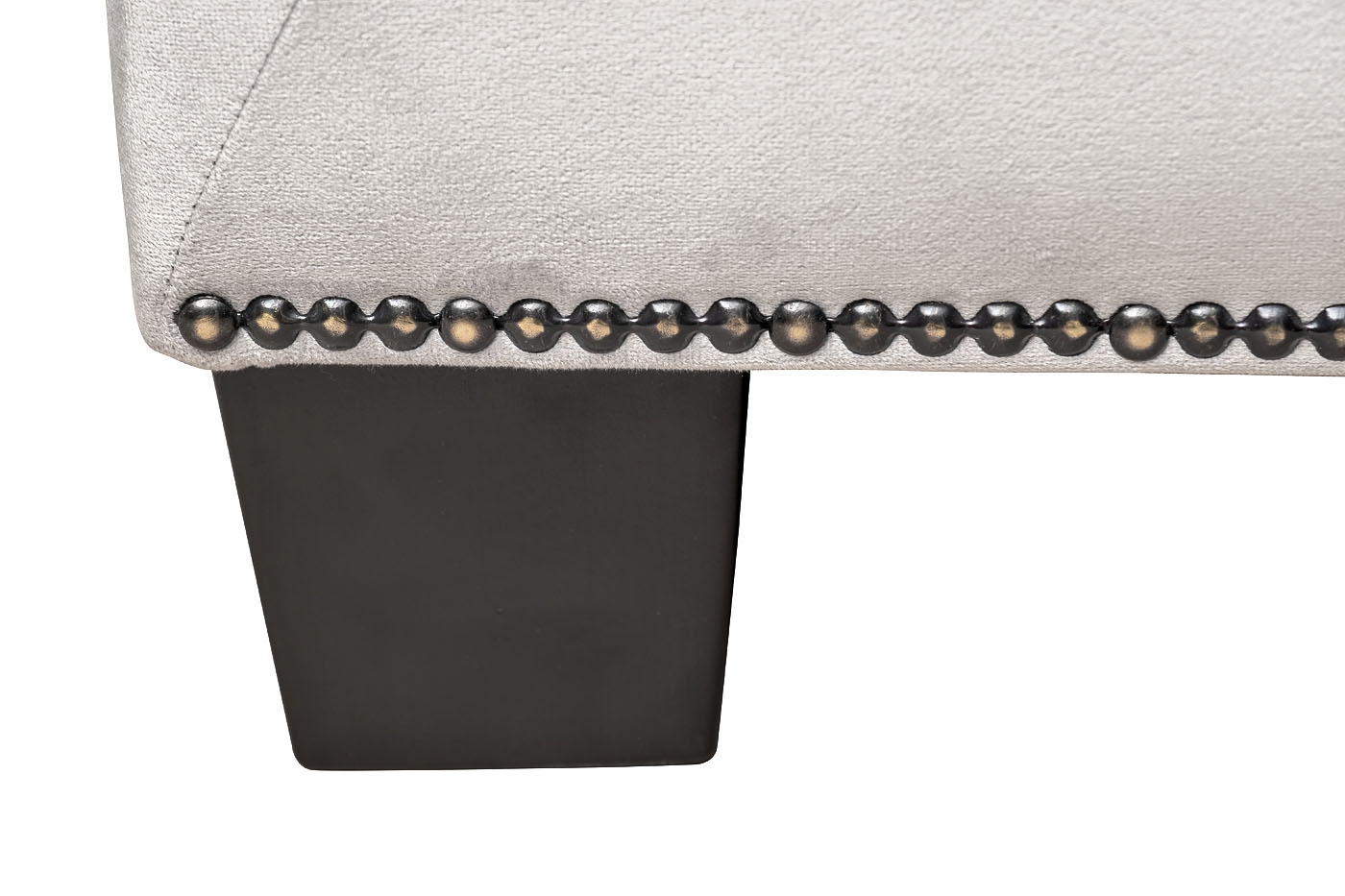 Диван Sanremo трехмест. велюр св.серый Colt030 201*86*74см