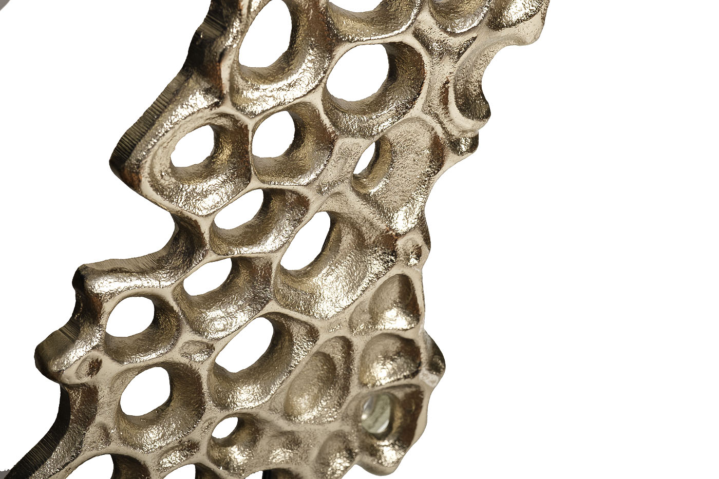 69-218455 Зеркало "Соты", рама металлическая, цвет золото