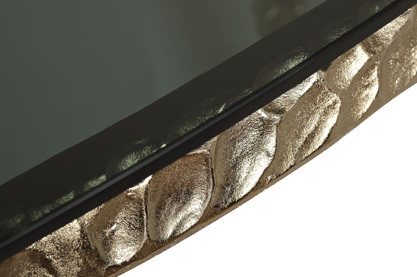 69-919148 Консоль "Ab ovo", черное стекло/ золото 