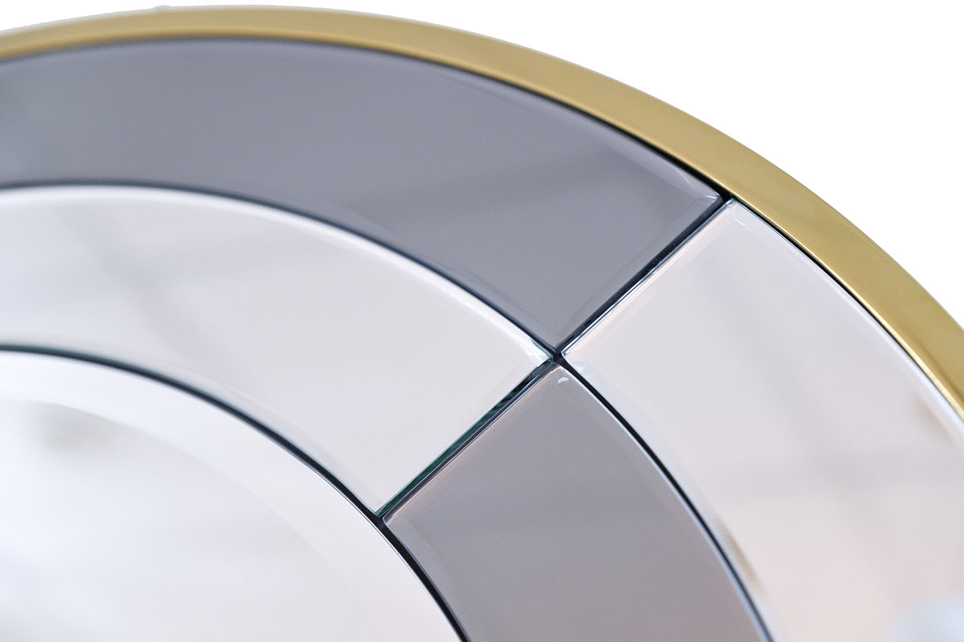 KFG091 Зеркало в двухцветной зеркальной раме/ золото 