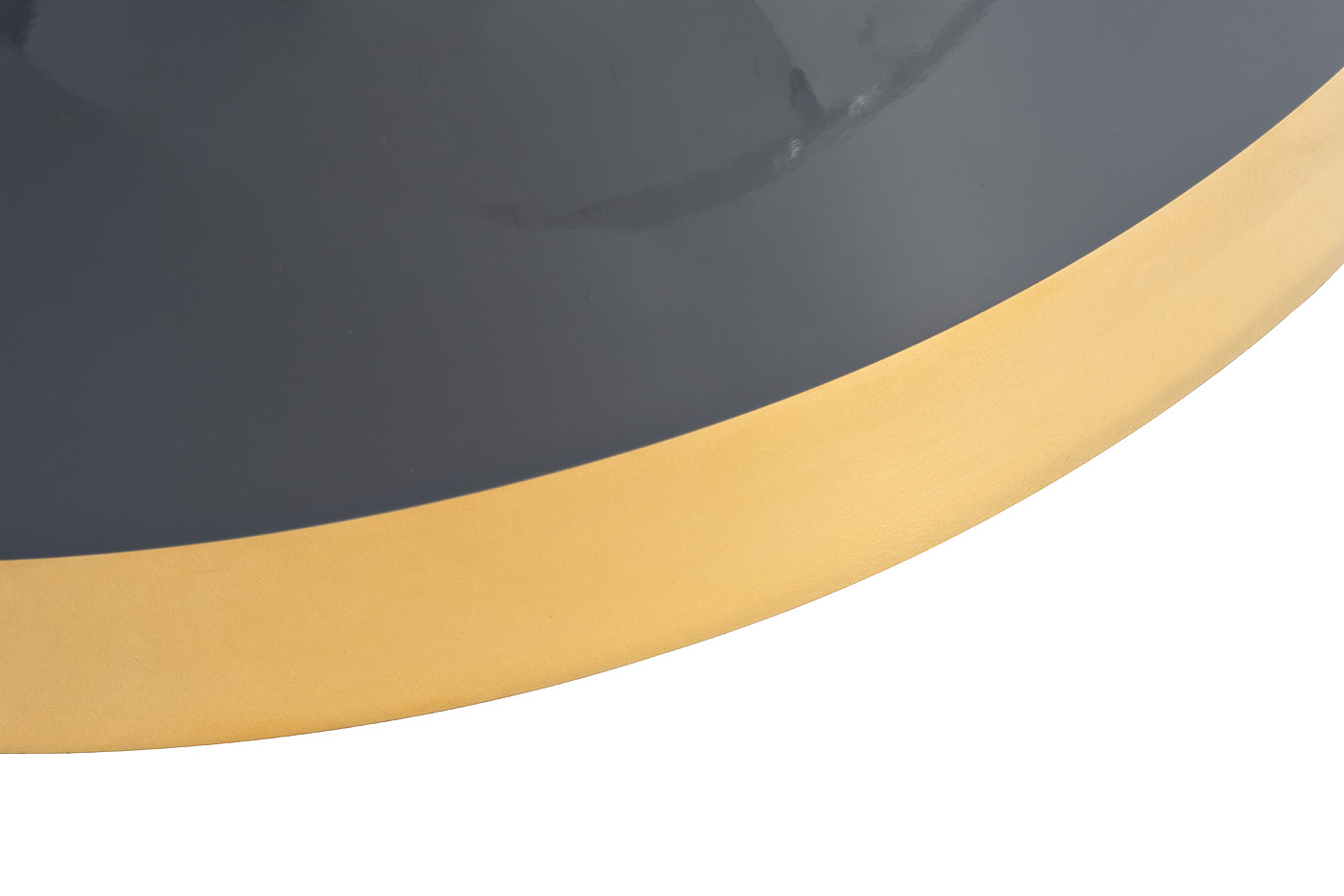 30F-1368-1 Стол обеденный круглый белый со стеклом 