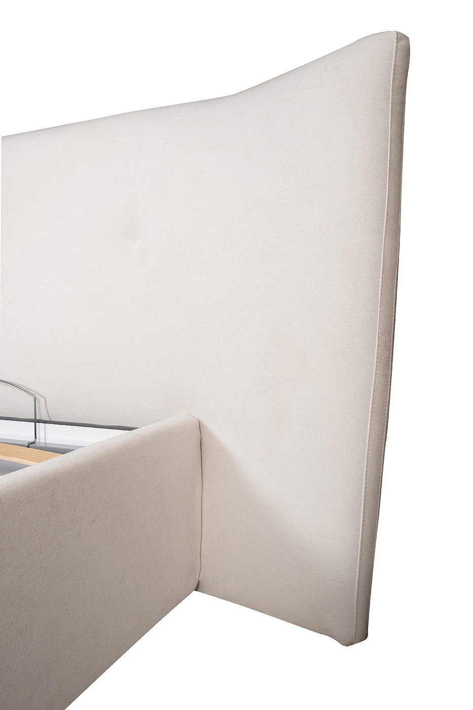 Кровать Como c подъем.мех. шенилл белый Miss01