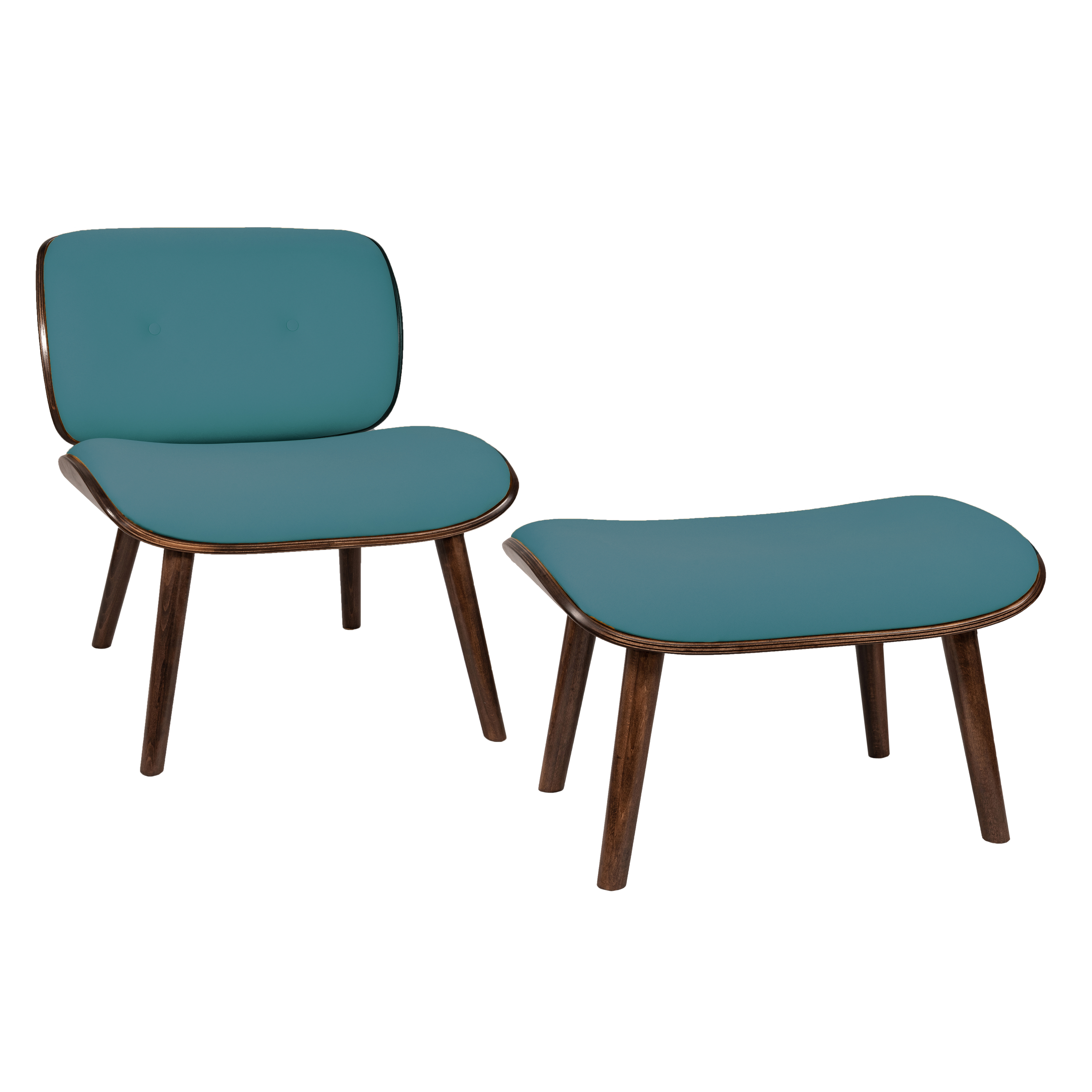 кресло Конда  Фреш 27 океан каркас  Орех