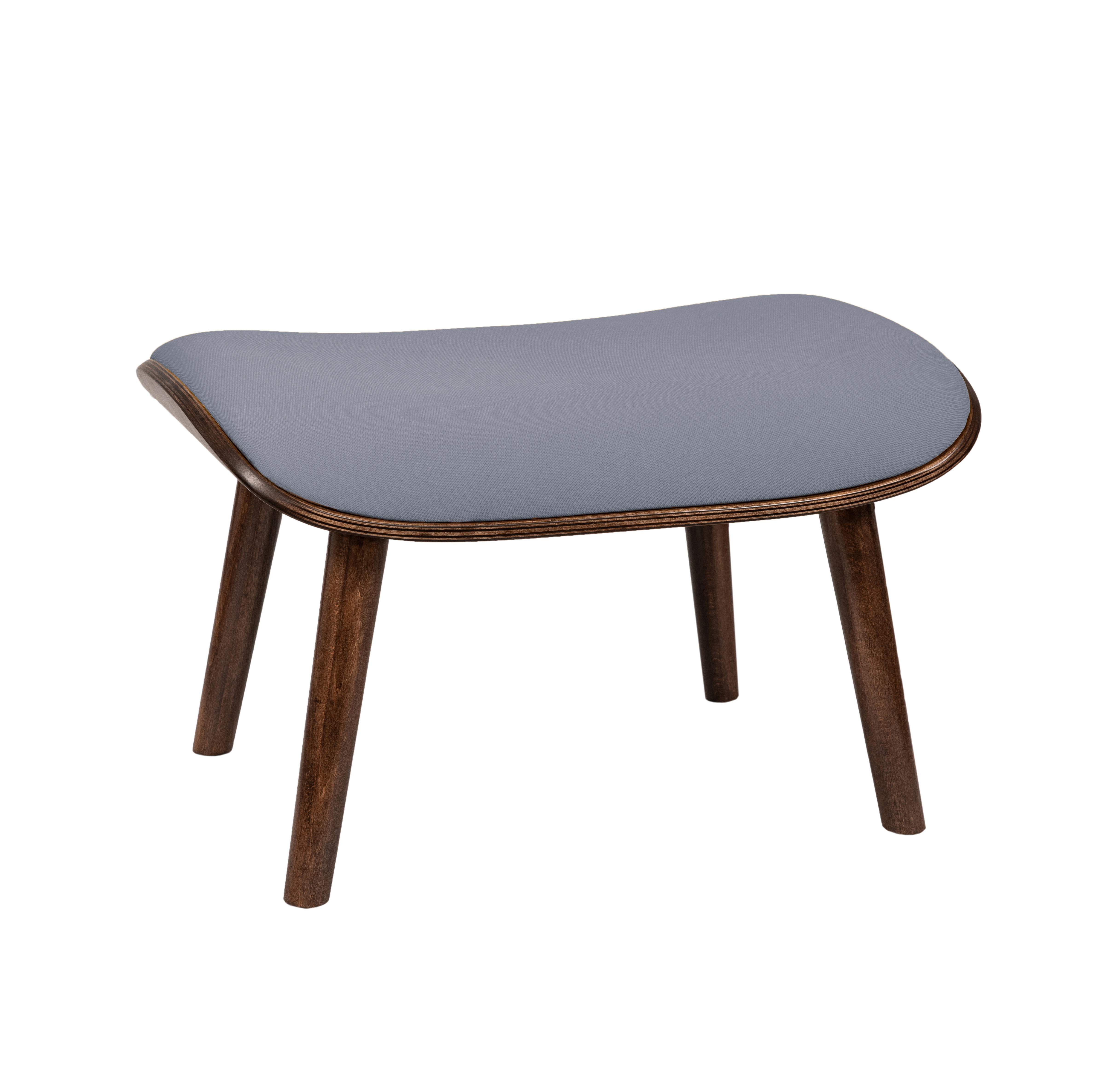 Пуф Конвена  Фреш 12 светло-серый каркас  Орех