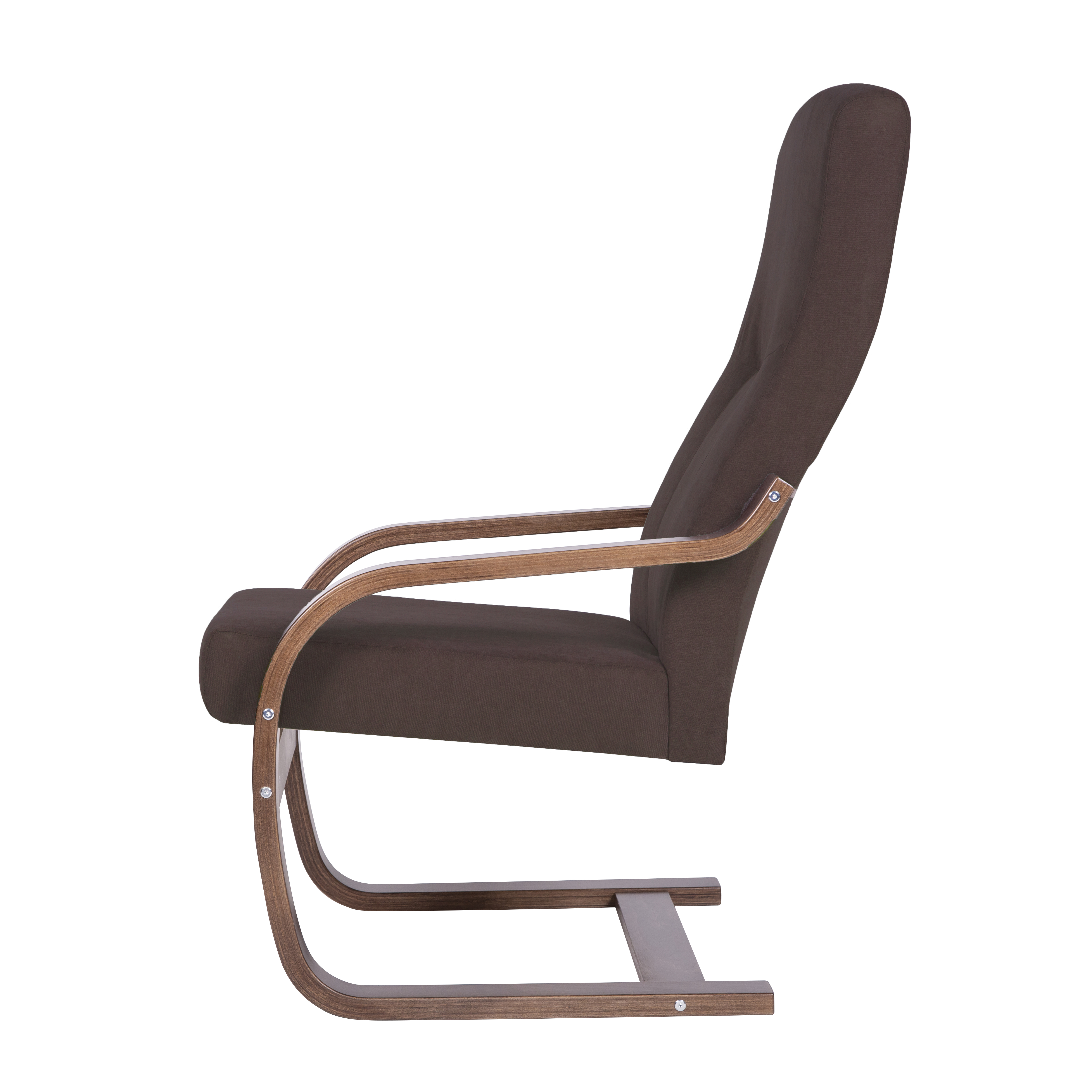 кресло Кристалл фреш 05 коричневый каркас Орех